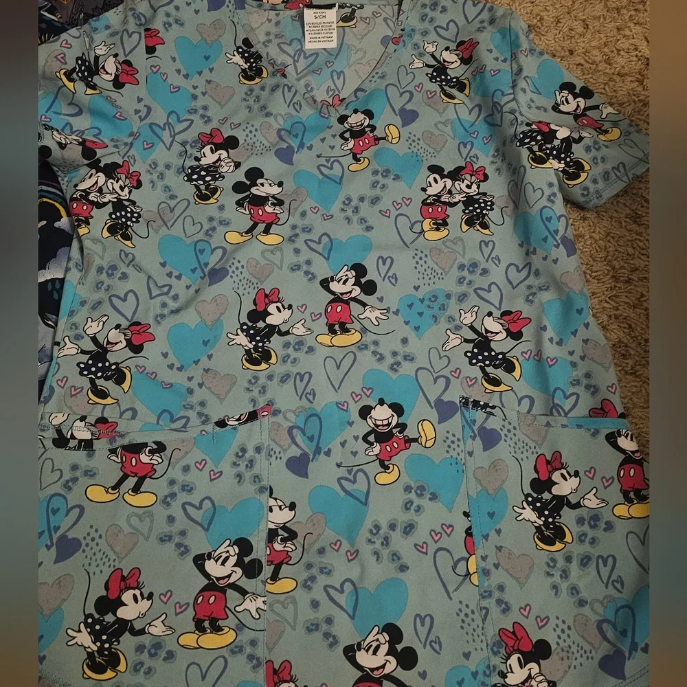 Disney scrubs tops - Picture 2 of 6